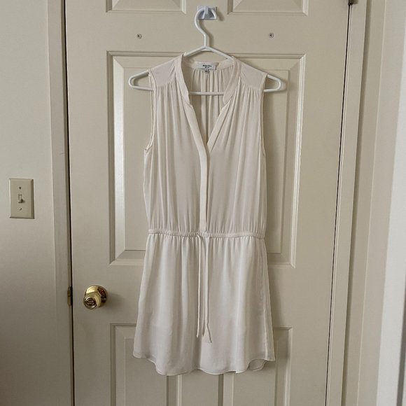 Babaton Bennett White 100% Silk Dress - Picture 1 of 6
